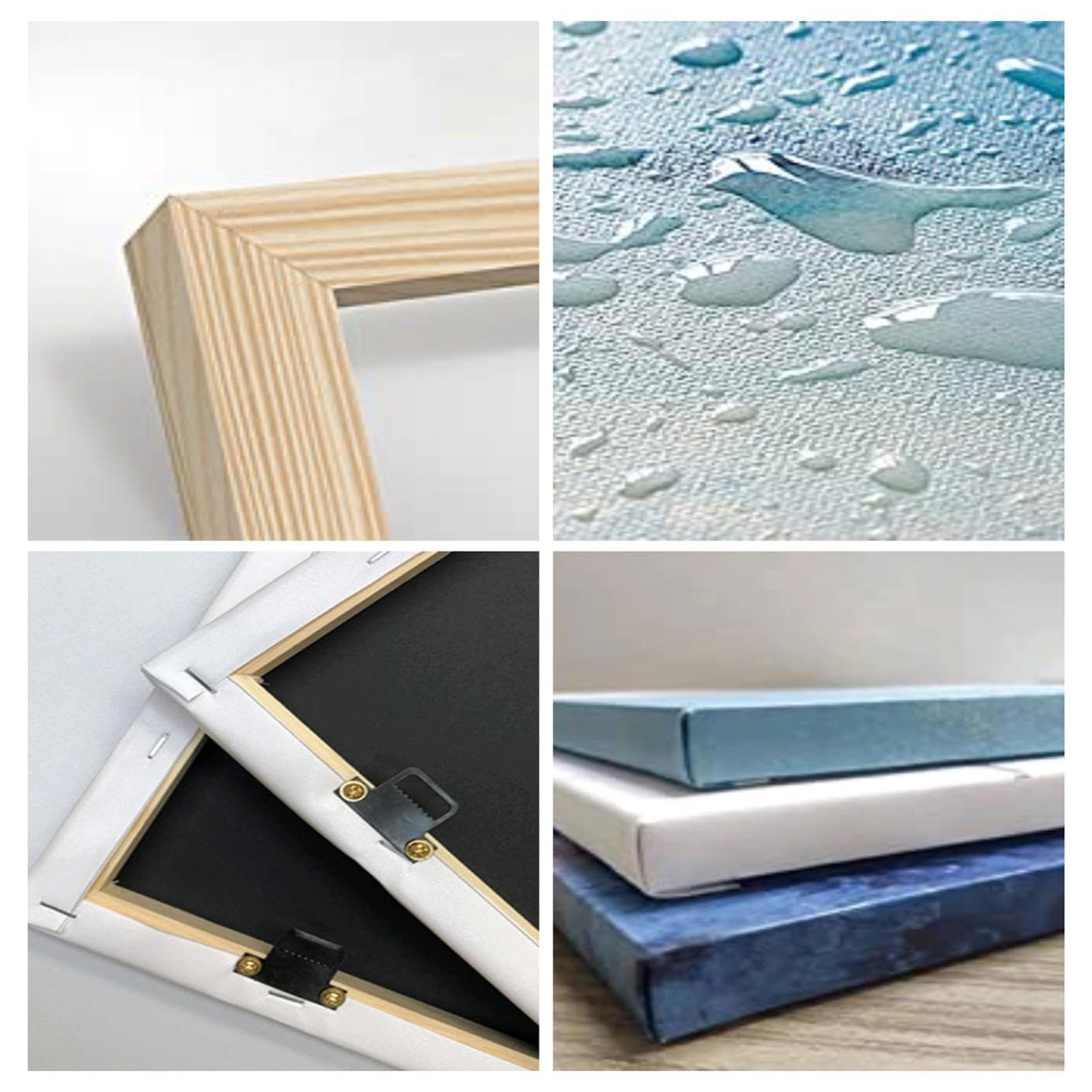 KQZVCU KQZVCU Salvador Dali Swans Reflecting Elephants Canvas Abstract Poster and Print Wall Art for Living Room Bedroom Decor 30x50cm Inner Frame