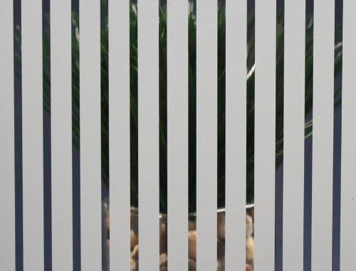 Window Film and More White Vertical Venetian Stripe, Decorative, Privacy, Window Film (60" x 13ft Roll)