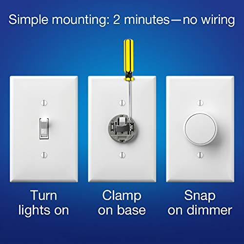 Lutron Lutron Aurora Smart Bulb Dimmer Switch with Screwdriver | for Philips Hue Smart Bulbs | Z3-1BRL-WH-L0-A | White