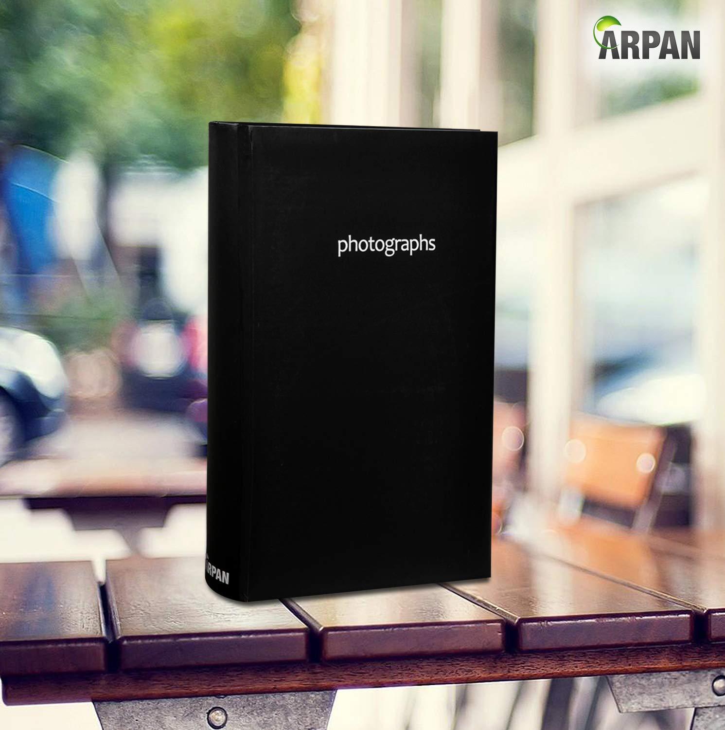 ARPAN ARPAN Large Memo Slip in Bookbound Photo Album for 300 6x4\'\' Photos (Black)