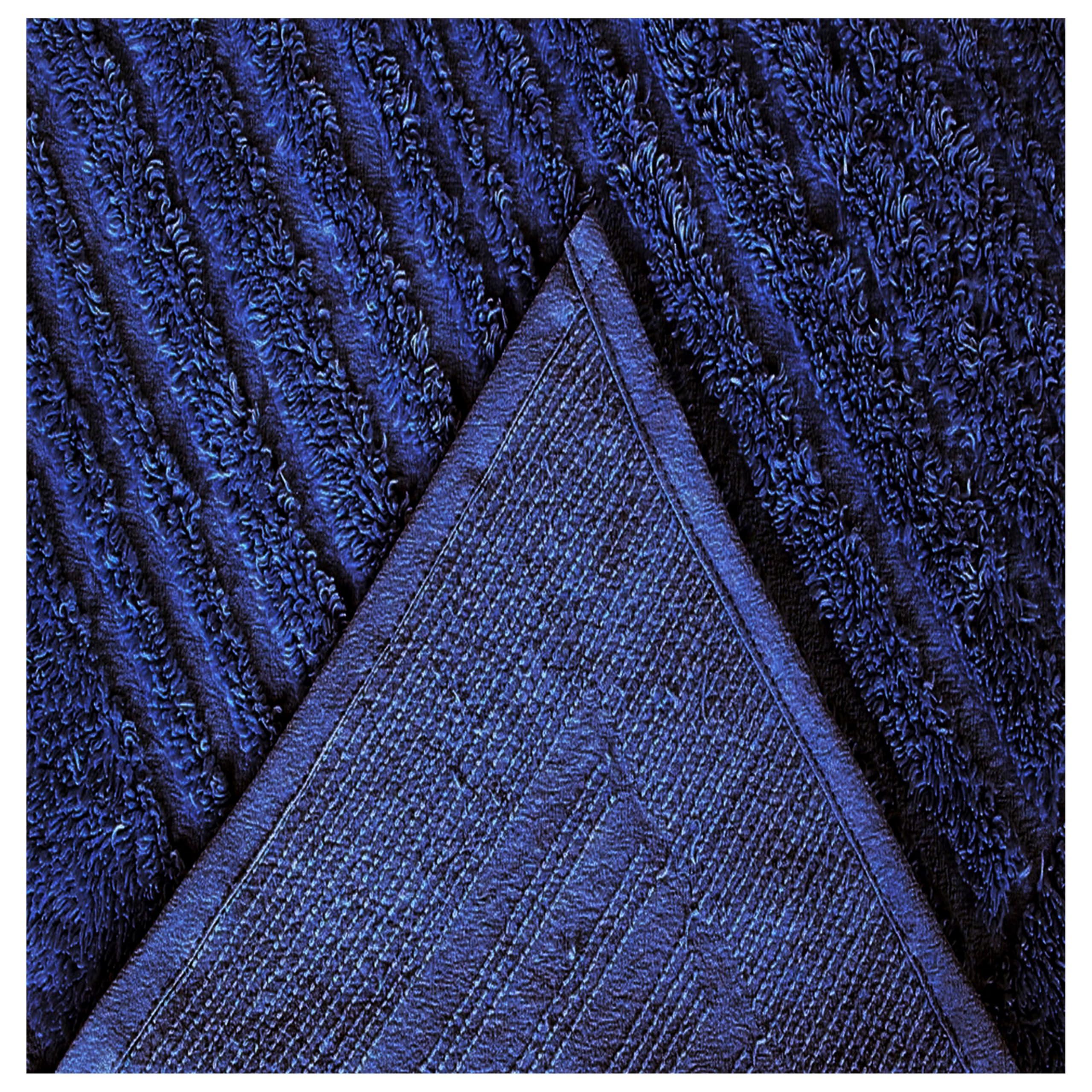 Better Trends Better Trends 100% Cotton Chenille Bedspread Set 3 Pieces Queen Size Bedspreads Navy Soft Bedspread Coverlet All Season 102\"x110\" with 2 Standard Sham Medallion Design Ashton Collection