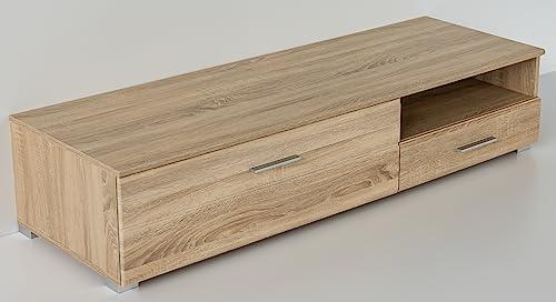 URBANIEN URBANIEN 60 Inch TV Stand Console Entertainment Center with Drawer, One Storage and Open Space Compartments. Accommodates up to 70 TV. Contemporary Style. Perfectly Match Any Living Room.