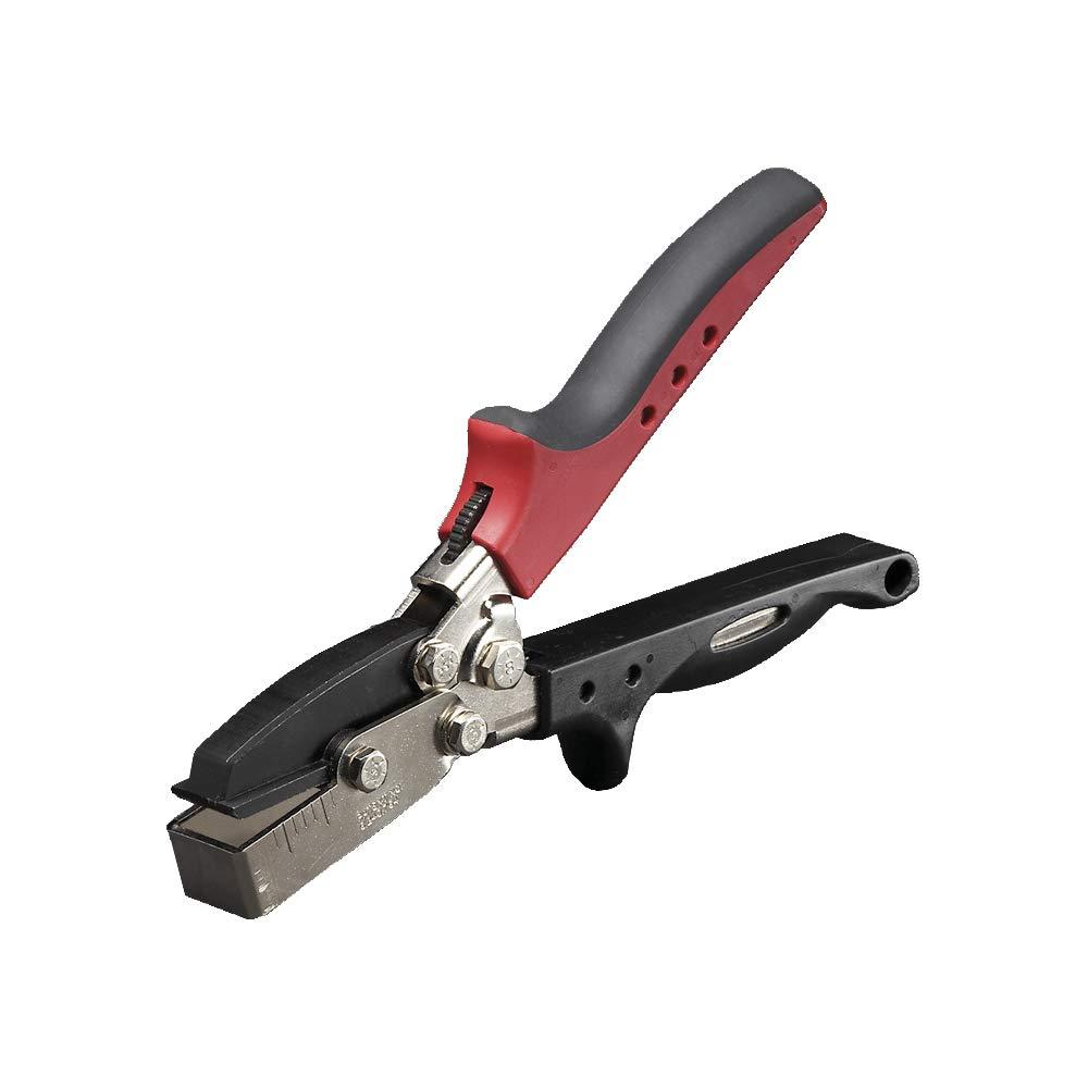 Malco Malco REDLINE J Channel Cutters 1 knockout for drain tabs, downstream notch cutouts and miter trim cuts JCC75R - Ergonomic Handle