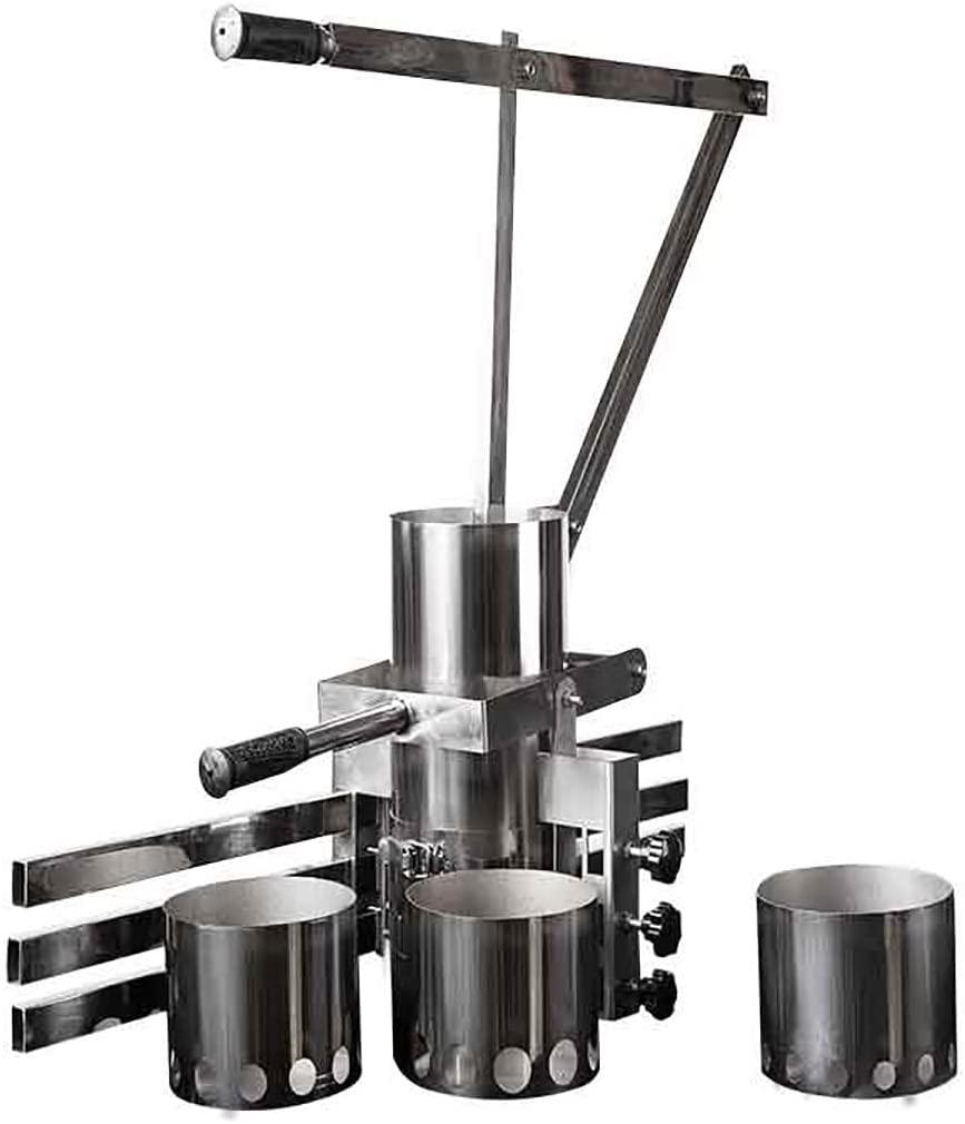 QIANMEI Meatball Maker Machine Manual Meatball Machine,Commercial Stainless Steel Meat Ball Maker With 3 Mold, For Meatball Processing Shrimp Ball Fish Ball Maker