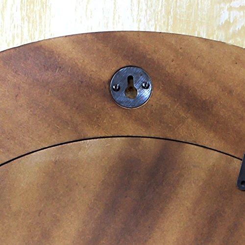 NOVICA NOVICA Blue Glass Mosaic Wood Framed Round Decorative Wall Mounted Mirror, Tropical Fusion' (Large)