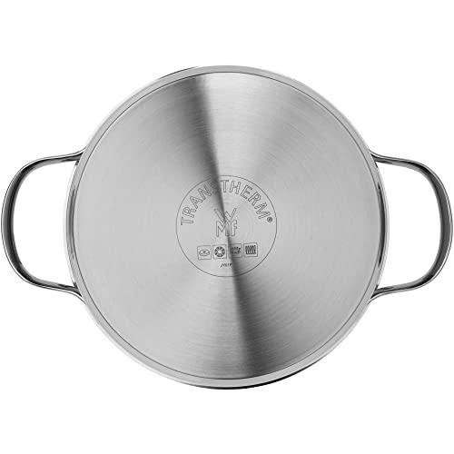 WMF WMF Pot Ø 20 cm Approx. 2.5L Provence Plus Pouring Rim Glass Lid Cromargan Stainless Steel Polished Suitable for Induction Hobs Dishwasher-Safe