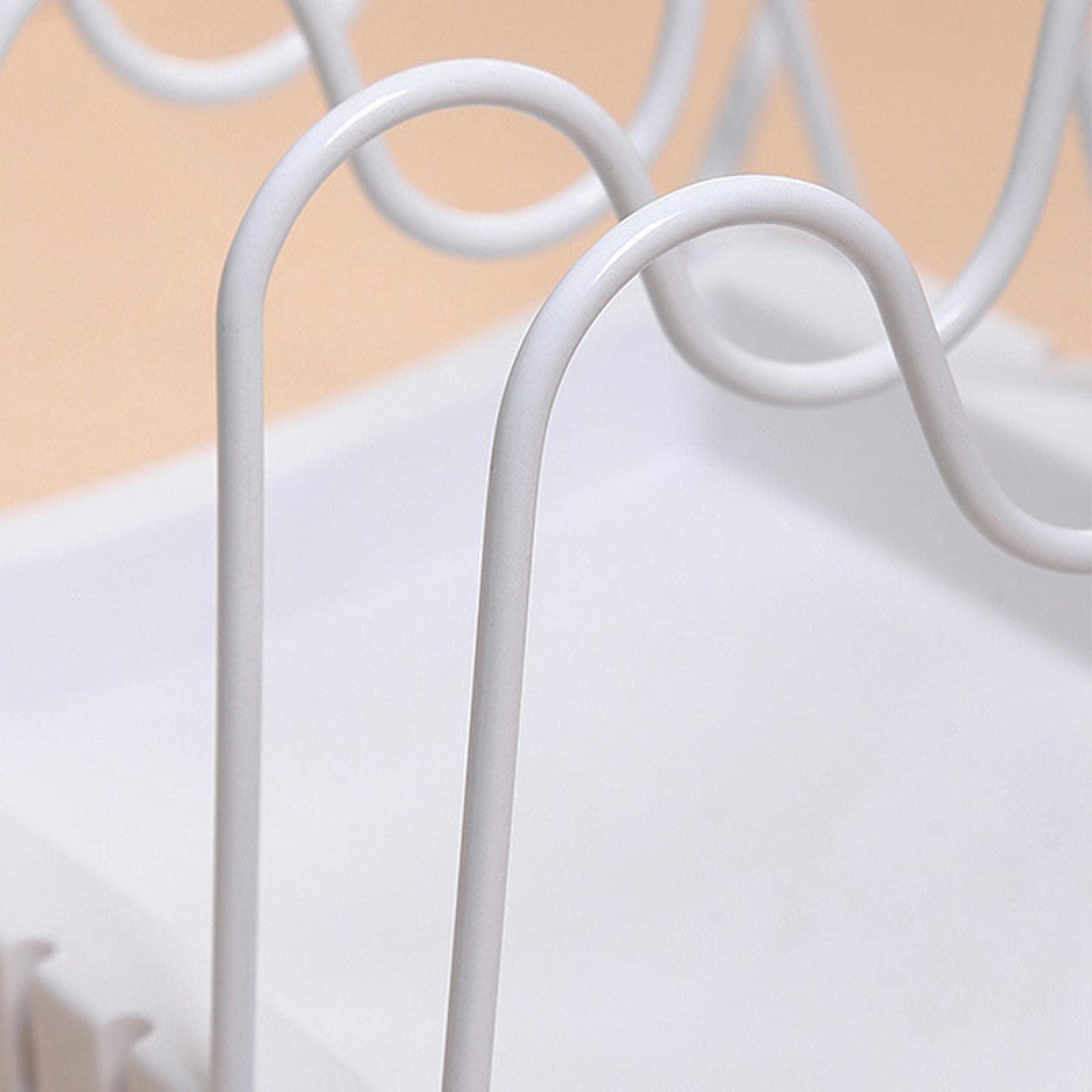 KISMEET KISMEET Kitchen Multi-Functional Storage Rack Frying pan Cover Storage Rack Chopping Board Rack pan Rack pan Storage Rack White