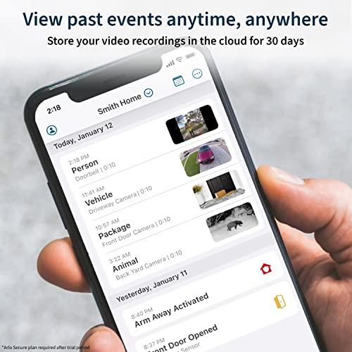 Arlo Arlo Essential Wired Video Doorbell - HD Video, 180 View, Night Vision, 2 Way Audio, Black - AVD1001B