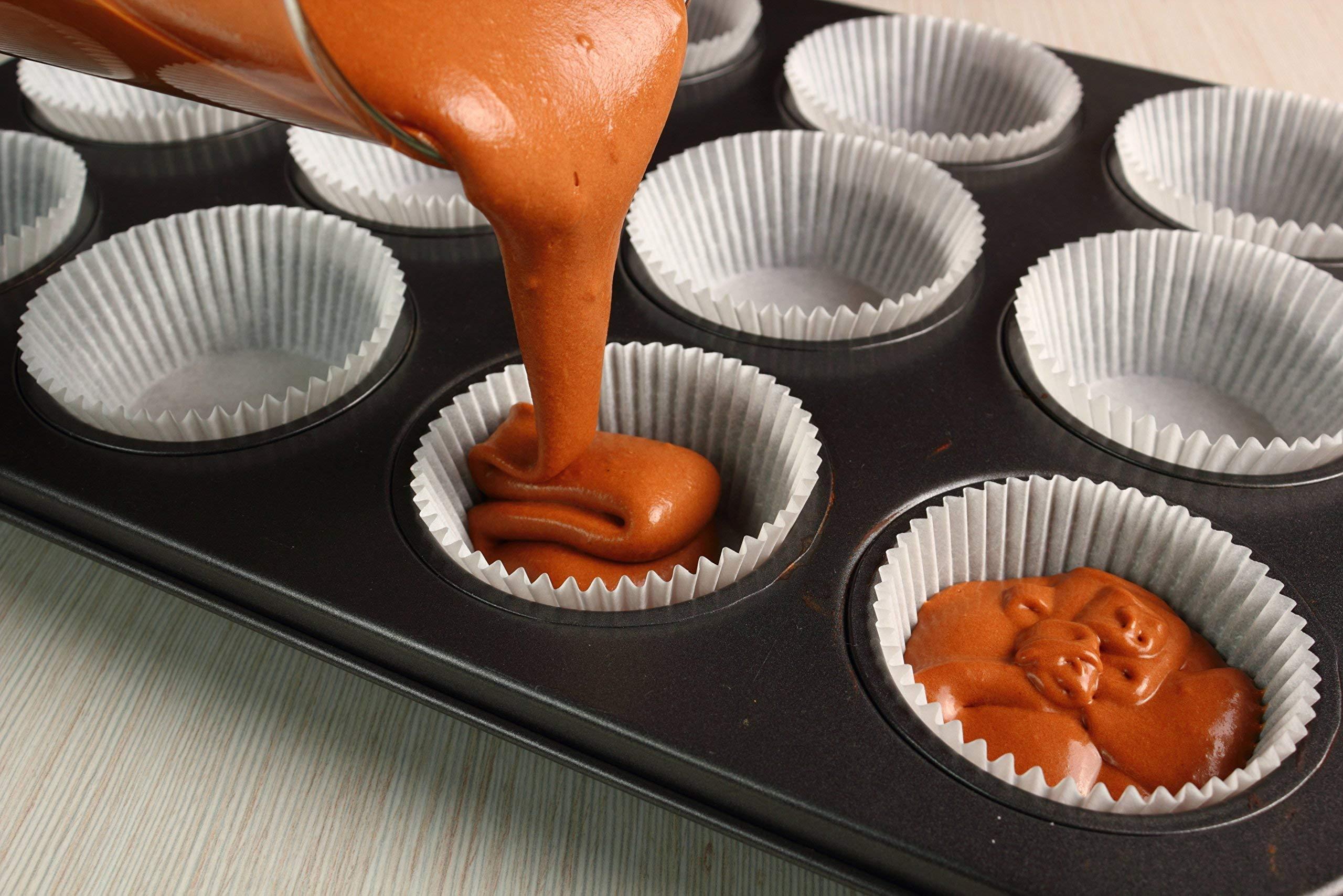 HIC Kitchen Mrs. Andersons Baking Muffin Cups, Texas Size, 25 Count