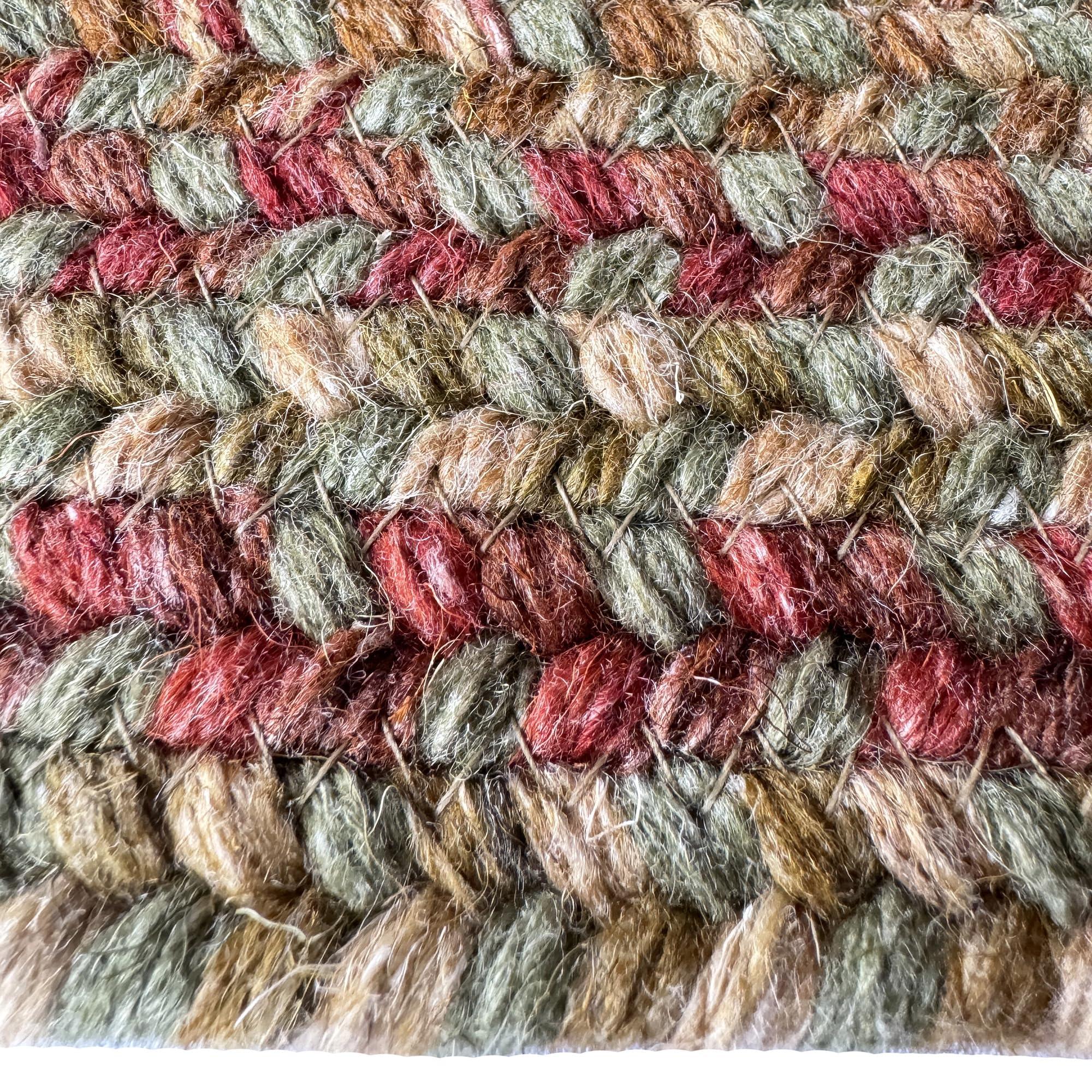 Capel Capel American Heritage Foliage 4' 0" X 6' 0" Oval Braided Rug