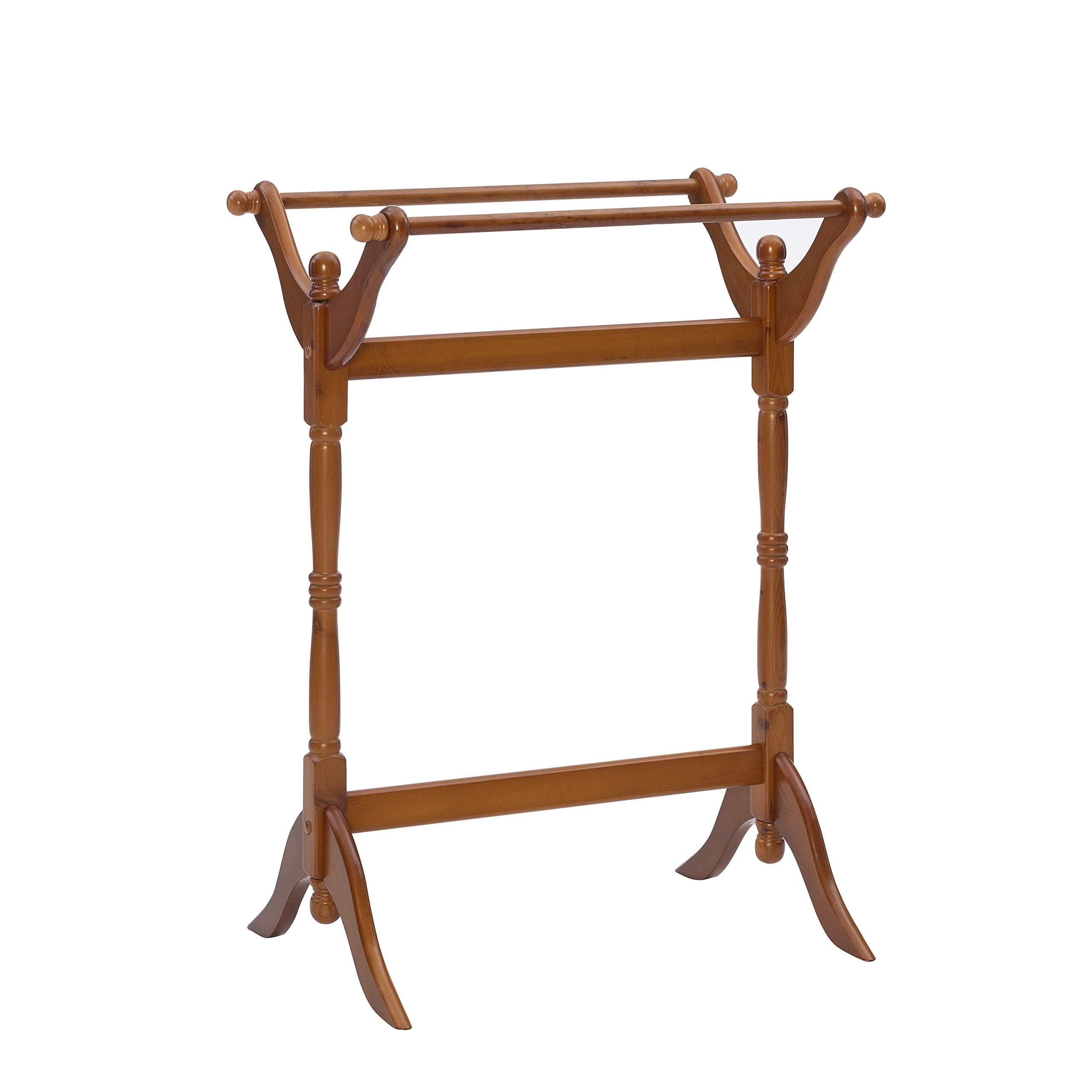 Powell Furniture Powell Furniture Boonie Oak Finished Blanket/Quilt Rack by Powell