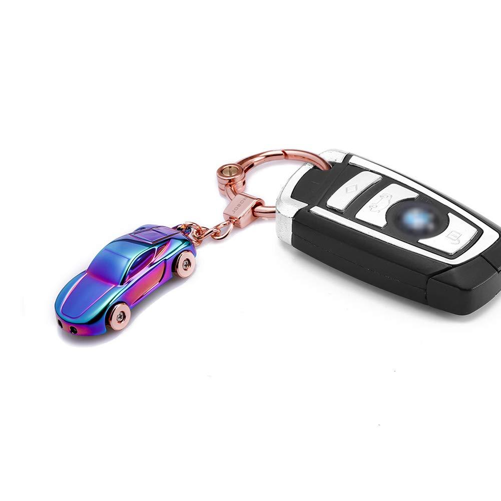 JOBON Keychain Flashlight,JOBON Key Chain Flashlights with Gift Box Zinc Alloy Car Keychains for Men and Women,Christmas Stocking Stuffers (Multicolored)