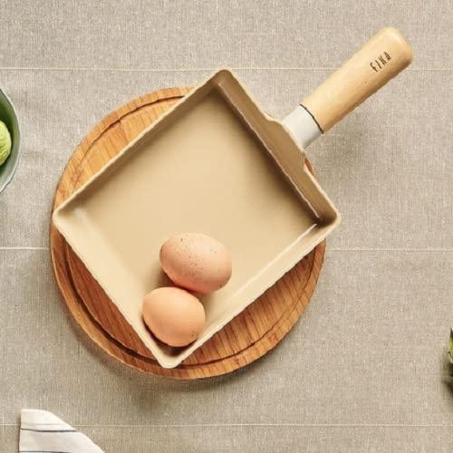 Neoflam Neoflam FIKA 4-Piece Home Kitchen Essential Mini Cookware Pan and Pot Set with Lid, Nonstick Ceramic Coating, Induction, Made in Korea