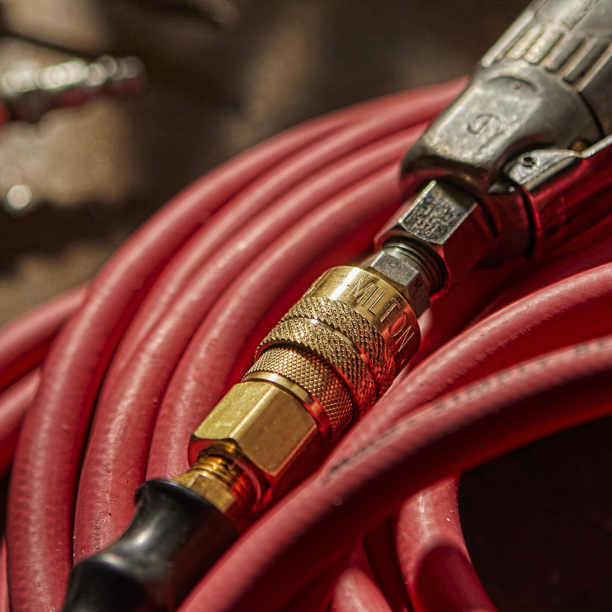 Milton Milton (S-211) 1/4" NPT M-Style Coupler and Plug Kit, (5-Piece)