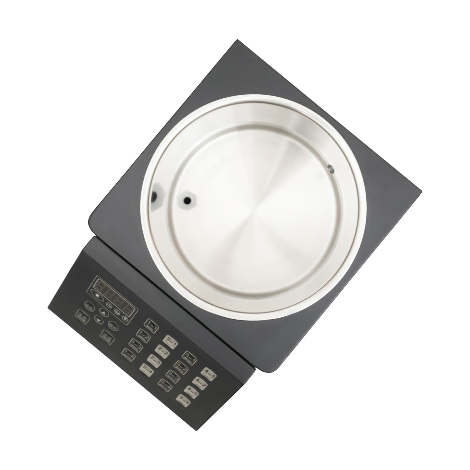 HAPPCUCOE HAPPCUCOE 8L Quantitative Fructose Machine, 200W Auto Fructose Dispenser with 16 Grid Memory Buttons for Milk Tea Shop, Coffee Shop,Dessert Shop, Restaurant (Black)