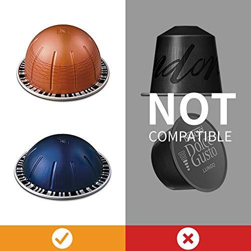 RECAPS RECAPS Refilling Filling Tool Holder Compatiblewith Nespresso Vertuo Coffee Pod for Reusable Refillable Coffee Capsule