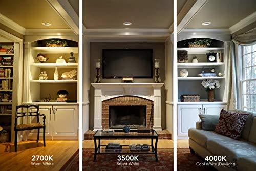 Lithonia Lighting Lithonia Lighting WF6 SQ S LED 30K MW M6 Ultra-Thin Square LED Recessed Ceiling Light, 3000K | Bright White, Matte White