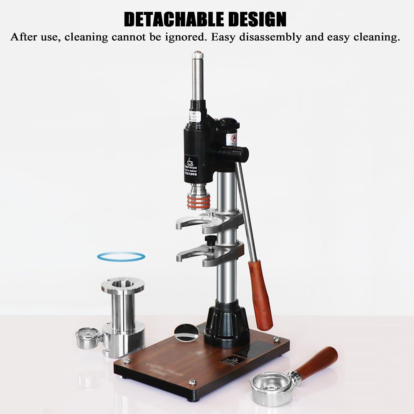 KHZKHC KHZKHC An All Manual Lever Portable Espresso Maker, Direct Lever Espresso Coffee Machine, Pressure 1-16BAR, Capacity 100ML, for Cappuccino, Latte, Macchiato