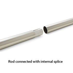 ShowerRods-etc Shower Rods Neo-Angle 36" x 16" x 36" (Satin Nickel)