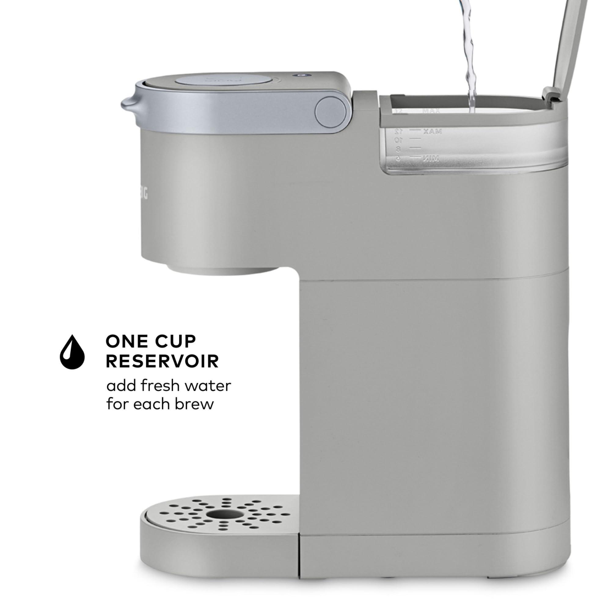 Keurig Keurig K-Mini Single Serve K-Cup Pod Coffee Maker, 6 to 12oz Brew size, with Cord Storage, Perfect for Small Spaces, Studio Gray