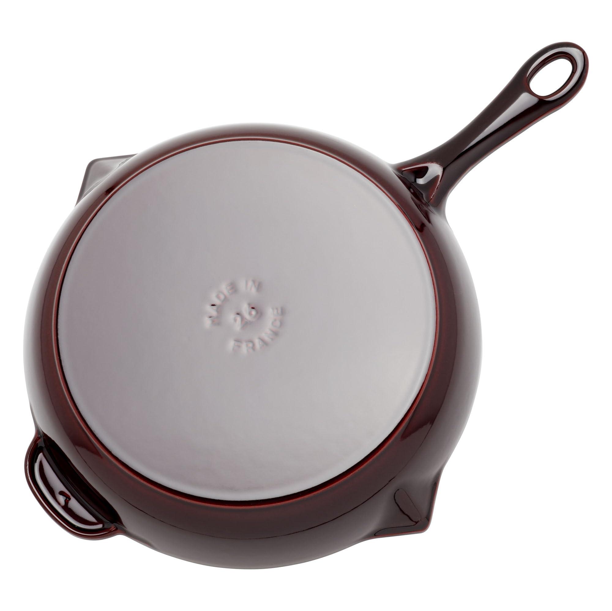 STAUB Staub Cast Iron 10-inch Fry Pan - Grenadine, Made in France