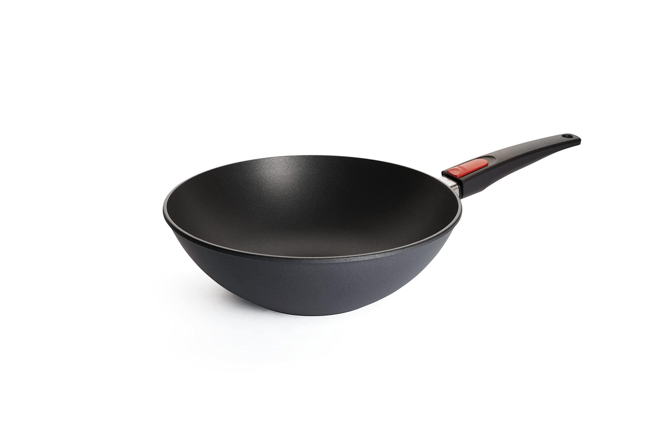 Woll Woll Diamond Lite Cast Wok, Diameter, Tall with Removable Handle.