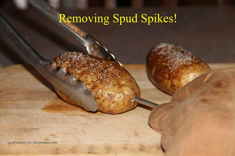 Spud Spikes Spud Spikes 6-Inch Potato Baking Nails Food Grade Stainless Steel, Set of 4