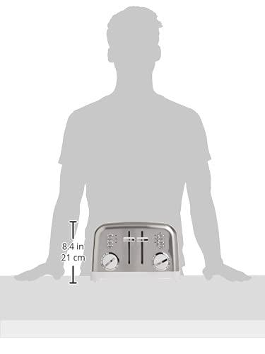 Cuisinart Cuisinart CPT-180WP1 4-Slice Metal Classic Toaster, White/Stainless Steel