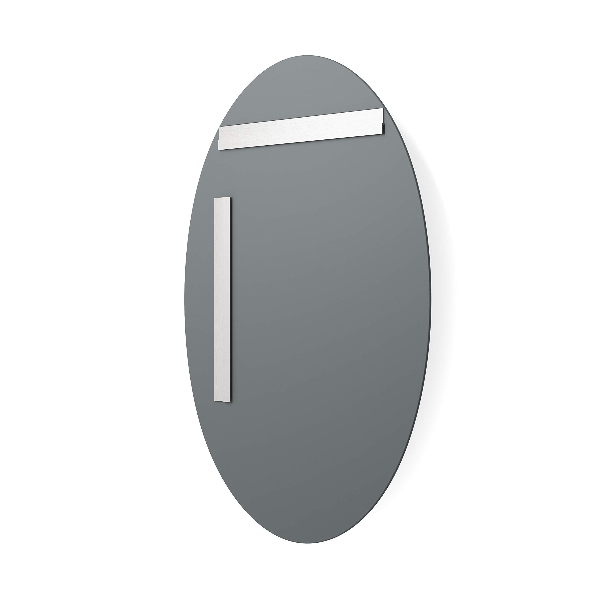 The Better Bevel Better Bevel 24" x 36" Frameless Oval Mirror | 1" Beveled Edge | Copper-Free | Bathroom Wall Mirror