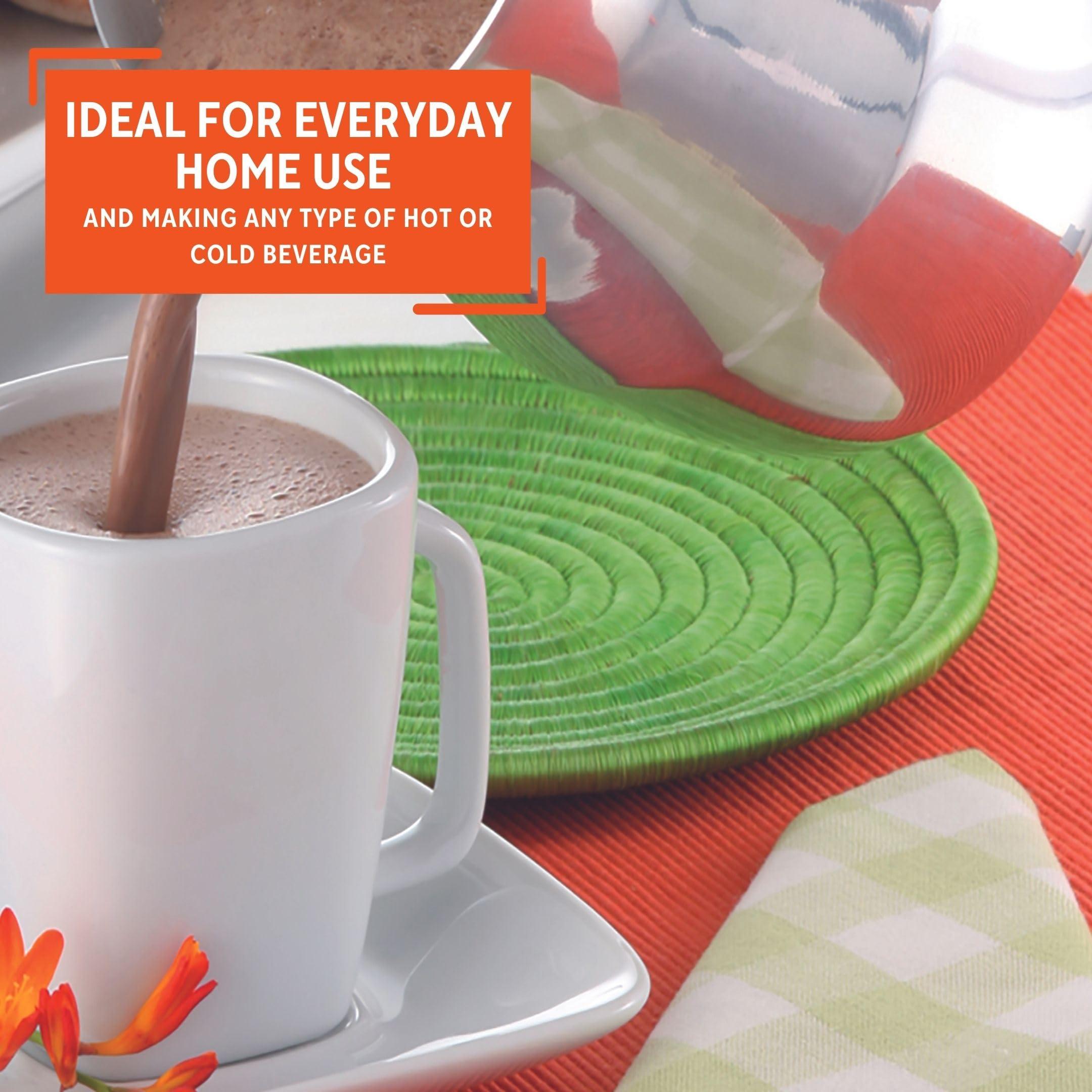 Imusa Imusa Aluminum 2-Quart Chocolatera, Silver