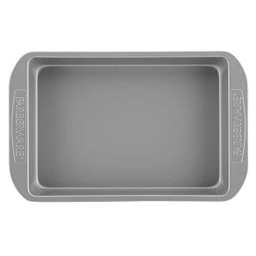 Farberware Farberware Nonstick Bakeware Baking Pan / Nonstick Cake Pan, Rectangle - 9 Inch x 13 Inch, Gray