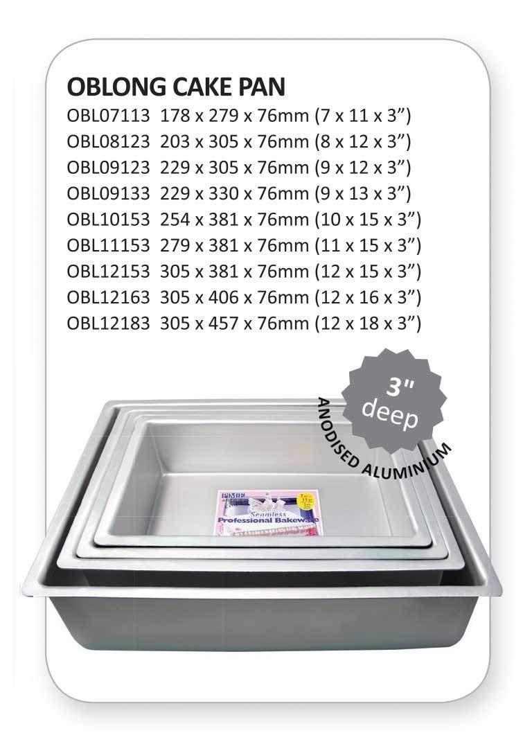 PME PME 9 x 13-Inch Oblong Cake Pan