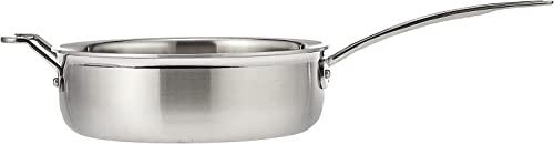 Cuisinart Cuisinart MCP33-24HN MultiClad Pro Stainless 3-1/2-Quart Saute with Helper and Cover Skillet, 3.5-Quart, Sauté Pan w/Helper & Cover