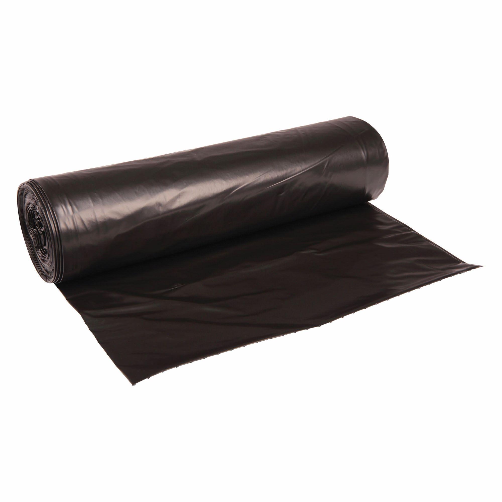 Boardwalk Boardwalk 522 Super Extra-Heavy Repro Can Liner, 43x47, 1.6 Mil, 56gal, Blk, 10 Bags per Roll (Case of 10 Rolls)