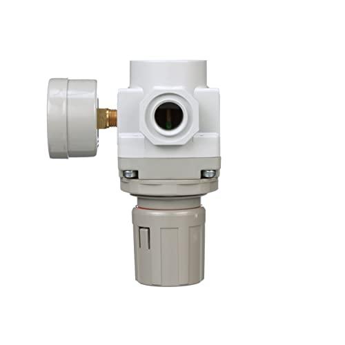PneumaticPlus PneumaticPlus SAR300-N03BG Compressed Air Pressure Regulator 3/8" NPT - Bracket, Gauge