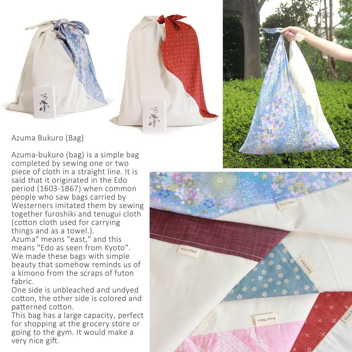 HomeLoft Basics Futon Tokyo Gift Set of A Japanese Buckwheat Pillow and Two Organic Covers in Azuma Bag (Pillow size Small : 19.6 x 13.7 (50cm x 35cm))