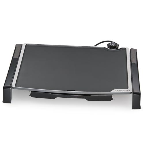 Presto Presto 07073 Electric Tilt-N-fold Griddle, 19", Black