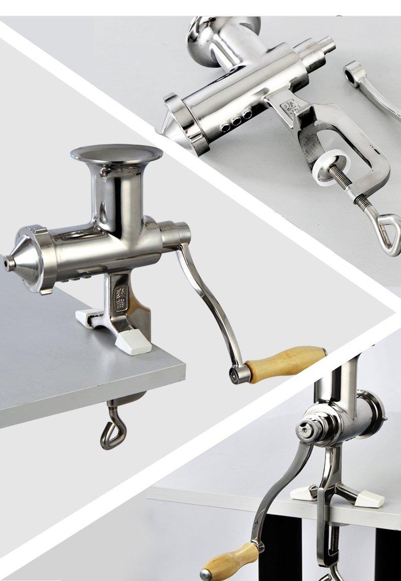 MIFXIN Manual Wheatgrass Juicer Stainless Steel Juicer Extractor Vegetable and Fruit Juicer Lemon Orange Squeezer Juicer Hand Press