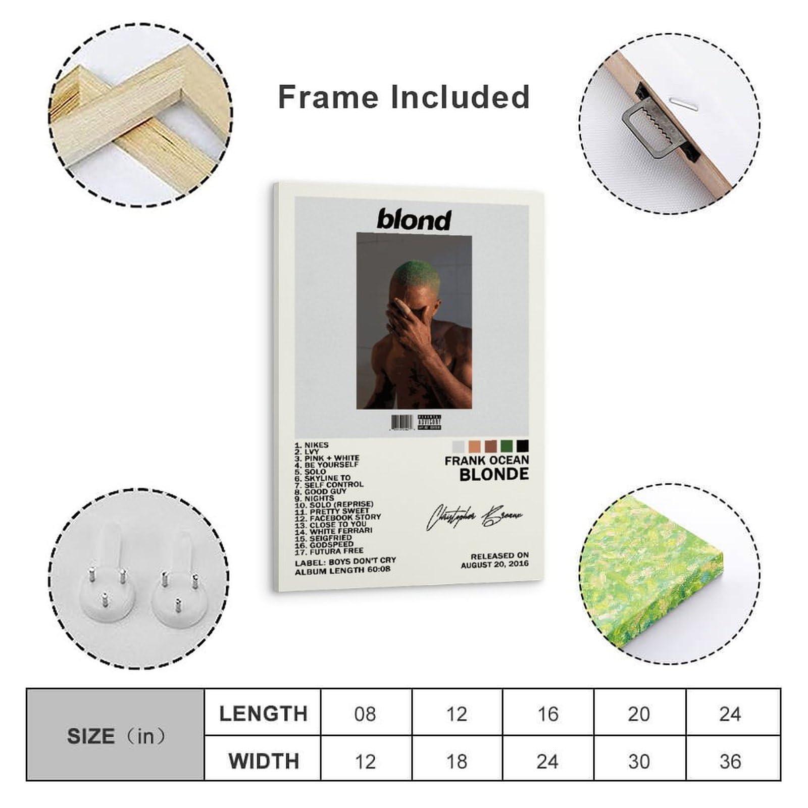 EASSL EASSL Blonde Album Cover Posters Canvas Art Poster Bedroom Decor Posters 20x30inch(50x75cm)