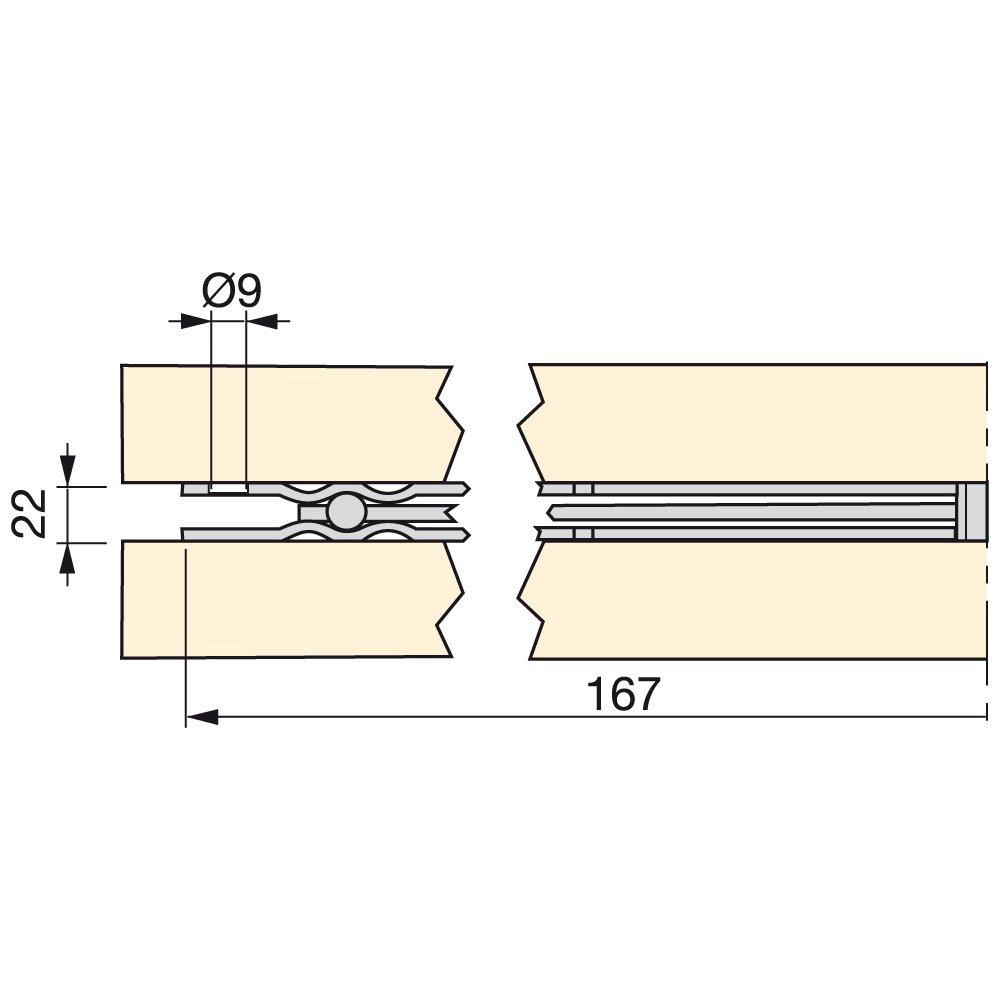Emuca Emuca 3196514 Swivel platform/Rotating base of 360 for cabinet/TV screen, steel, black