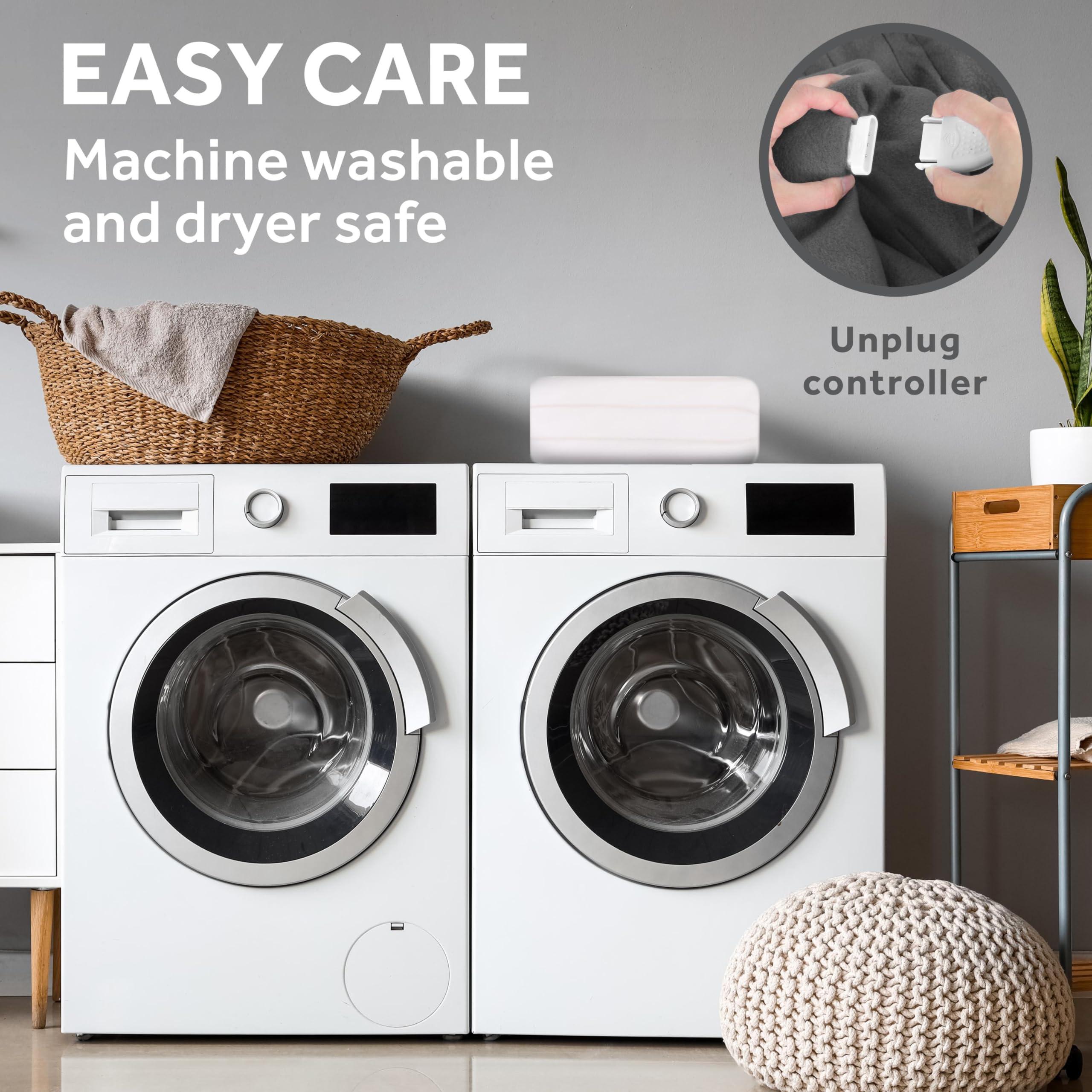 Sunbeam Sunbeam Premium Quilted Electric Heated Mattress Pad, 60\" x 80\", 12 Heat Settings, 12-Hour Auto Shut-Off, Machine Washable, Extra-Soft, White