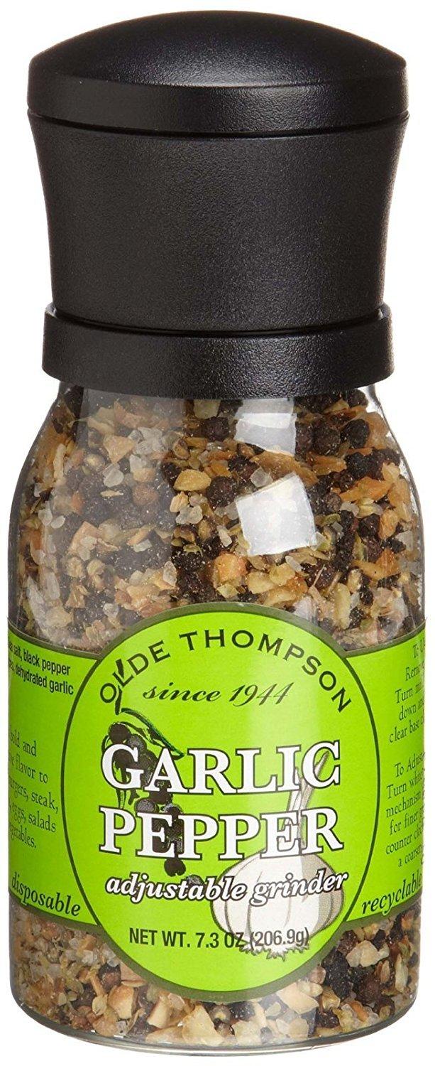 Old Thompson Olde Thompson Adjustable Grinder, Garlic Pepper, 7.3 oz