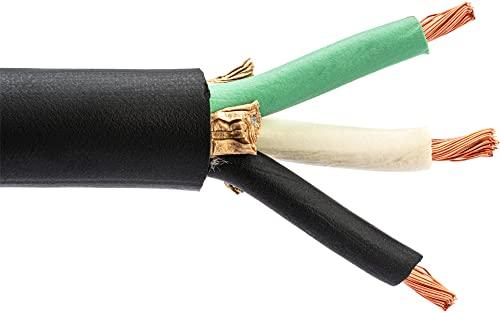 Nassau Electrical Supply 12 AWG 3C 12/3-SOOW Black 600V Portable Cord Cable (100FT)