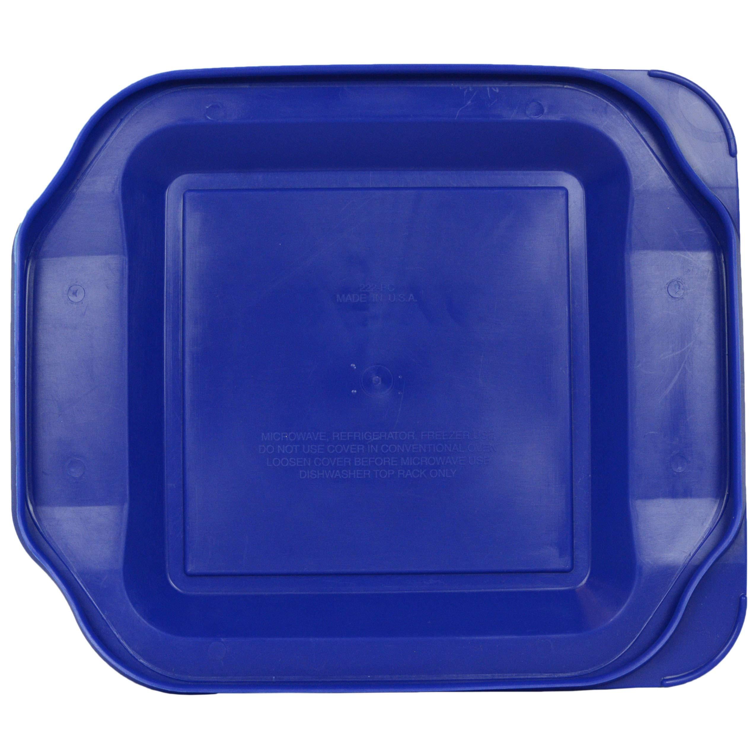 Pyrex Pyrex 222-PC 2qt Blue Lid (2-Pack)
