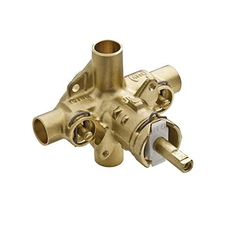 Moen Moen Rough-In Posi-Temp Pressure Balancing Cycling 4-Port Tub and Shower Valve with Stops, 1/2-Inch CC, 2570