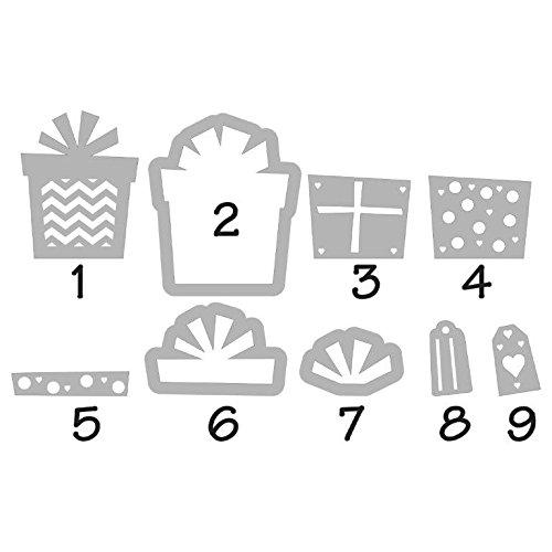 Sizzix Sizzix GiftsTriplits Dies by Stephanie Barnard, 9/Pack