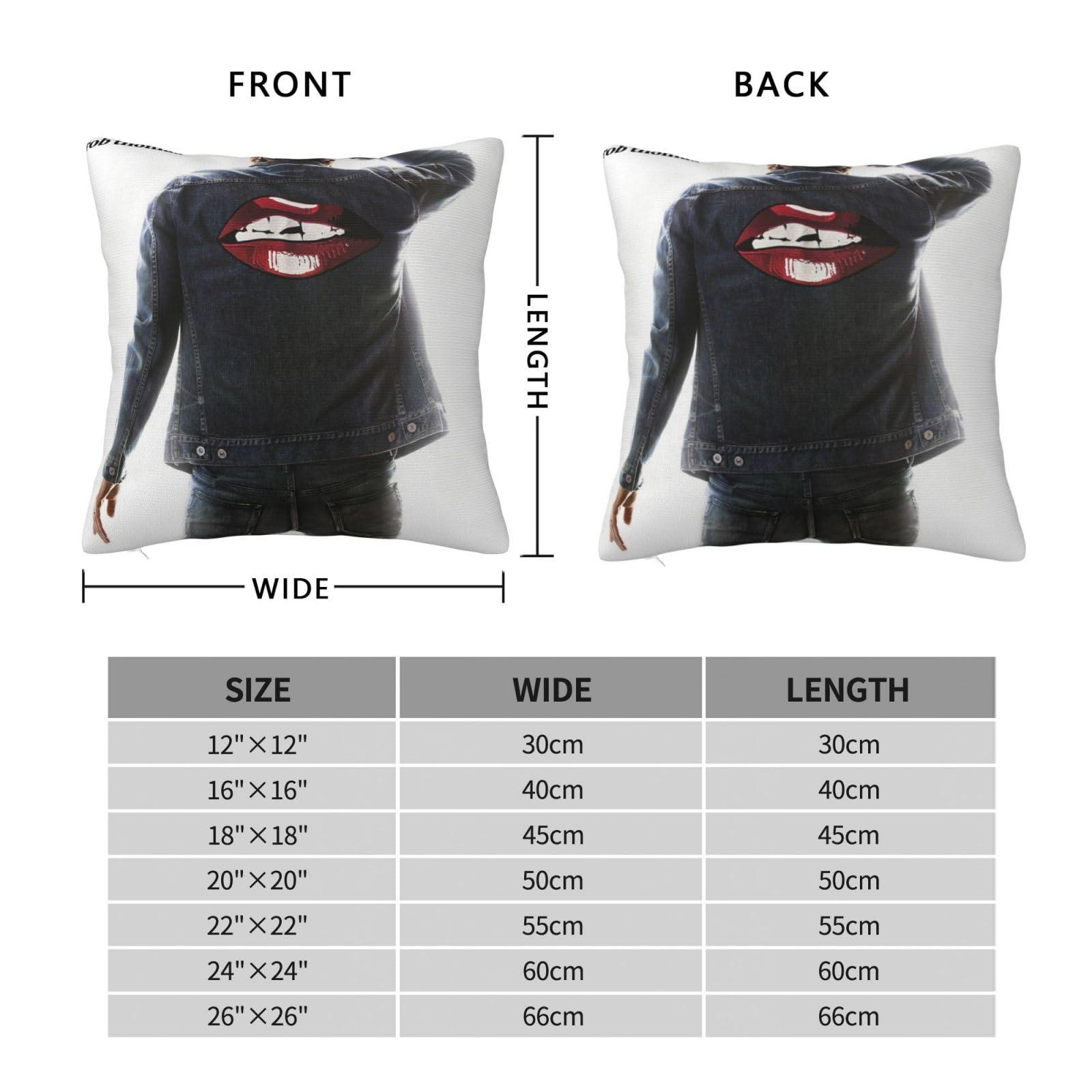 CPAPS Rob Music Thomas Double Sided Plush Zipper Throw Pillow Covers Graphic Pillowcase Square Cushion Cover 18\"x18\"