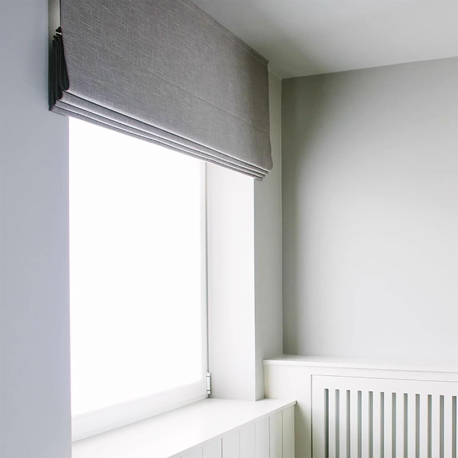 TAIGOR Roman Shades,Blackout Roman Shades Blinds,Cordless Roman Shades Window Blinds for Windows, Farmhouse, French Doors, Kitchen Windows-D-41 W x 56" H