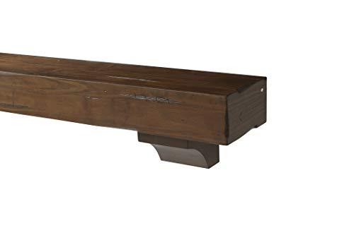 Pearl Mantels Pearl Mantels 412-60-70 Shenandoah Pine 60-Inch Fireplace Mantel Shelf, Rustic Cherry