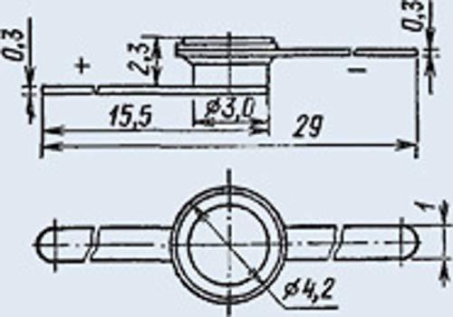 S.U.R. & R Tools S.U.R. & R Tools AI201G Military Ga-As Oscillator Tunnel Diodes USSR 4 pcs